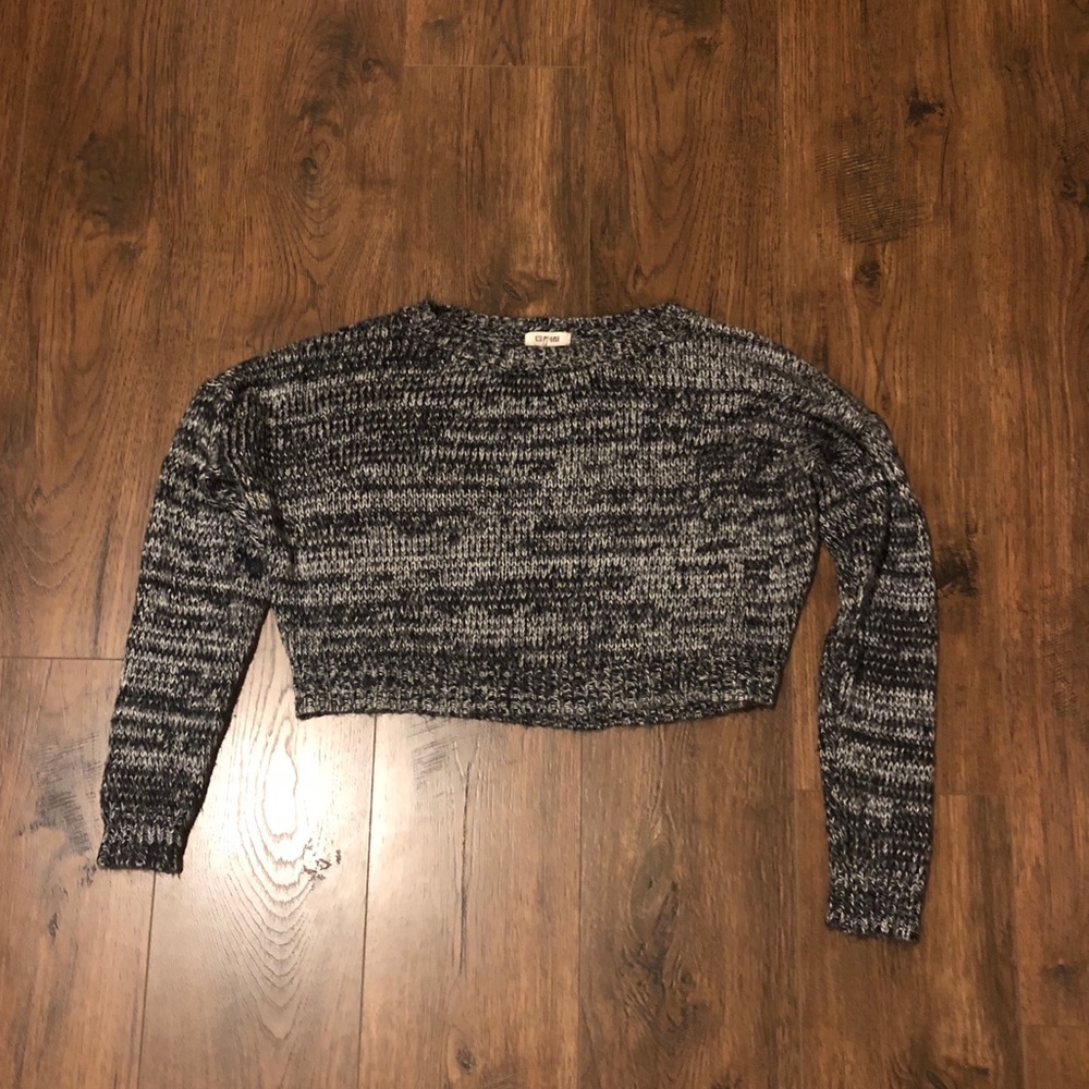 Crop Top Knit Sweater